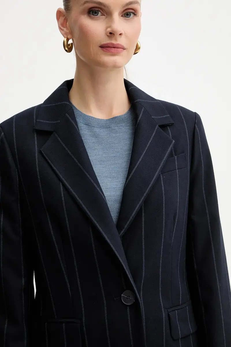 giacca colore blu navy 2526046033200 miniatura 4