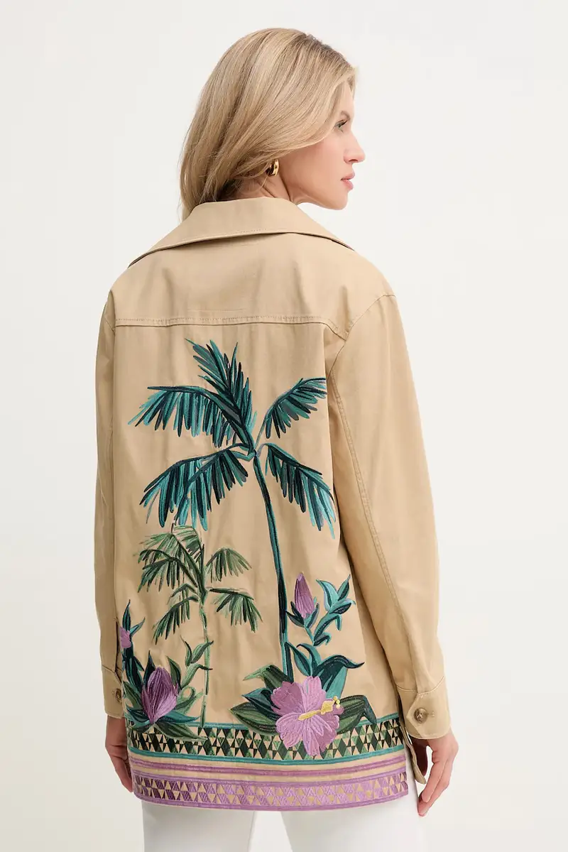 . giacca in cotone donna colore marrone 2516081053200