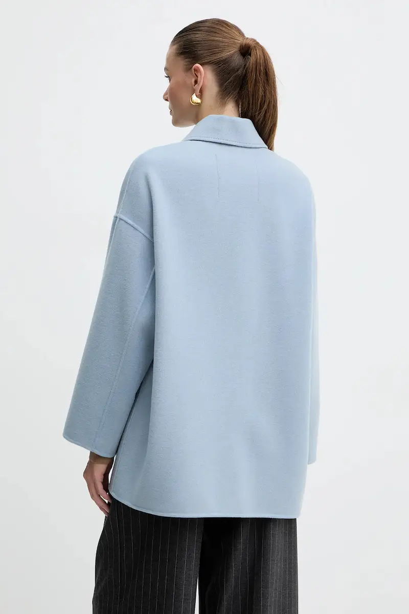 giacca in lana colore blu 2526086043200 miniatura 3