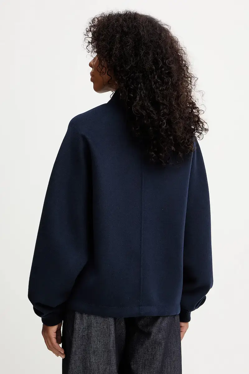 giacca in lana colore blu navy 2526086013200 miniatura 3