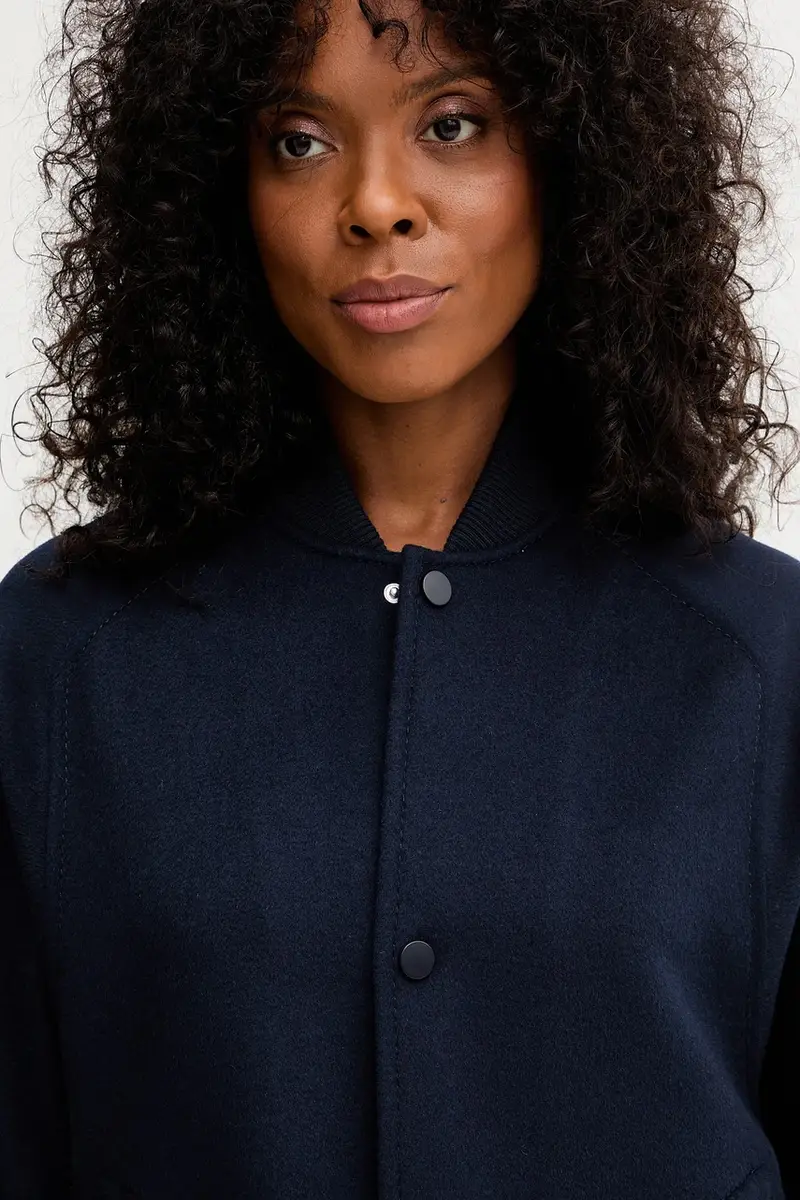 giacca in lana colore blu navy 2526086013200 miniatura 4