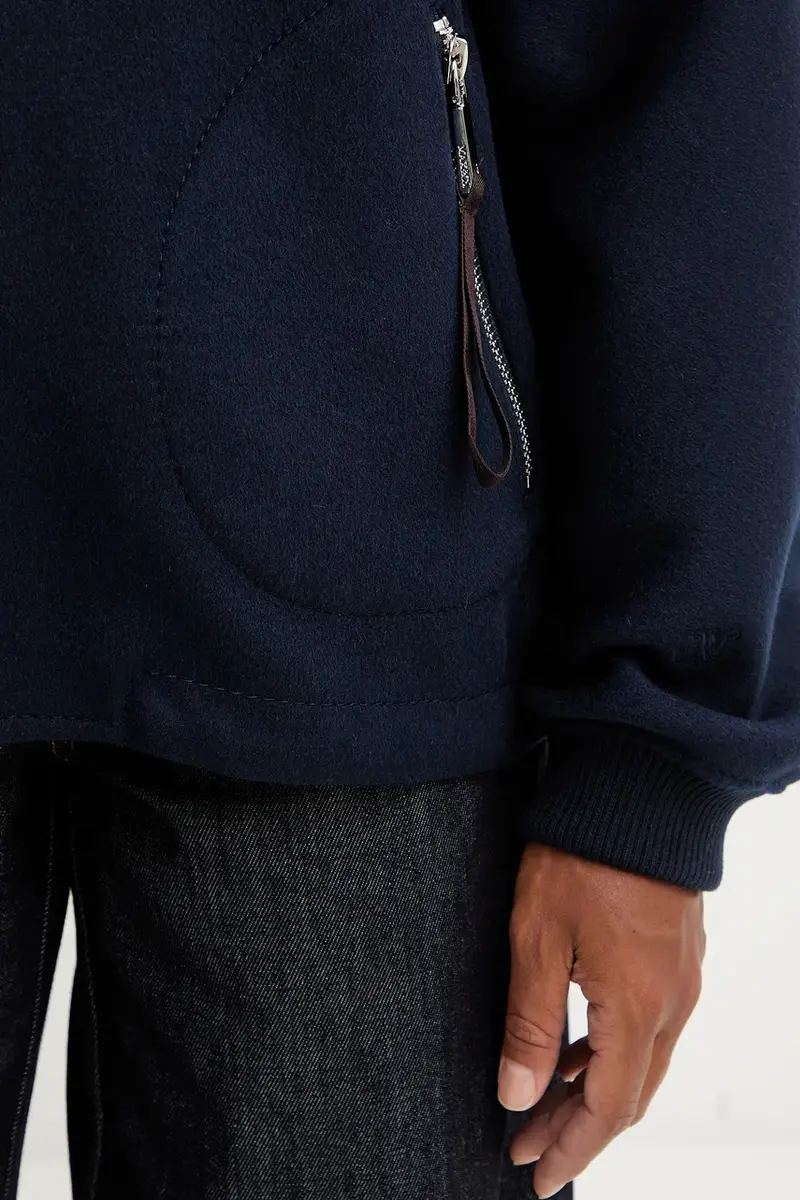 giacca in lana colore blu navy 2526086013200 miniatura 5