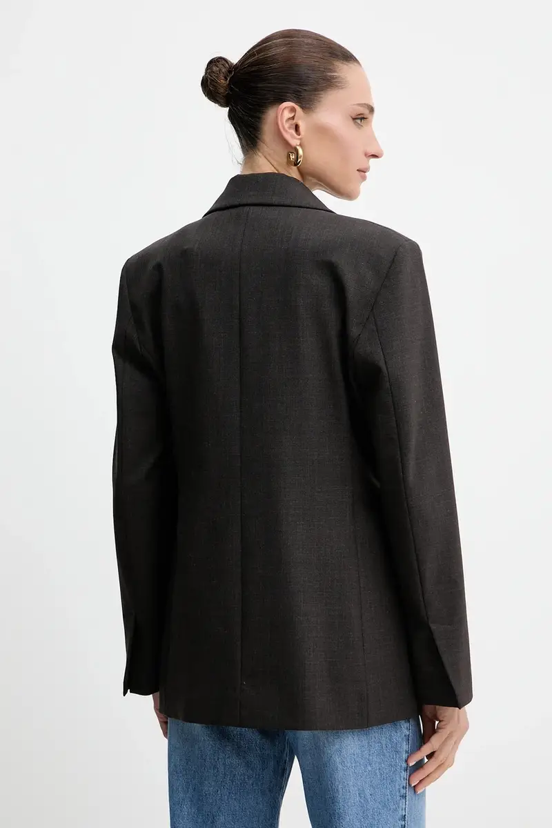 giacca in misto lana colore nero 2526046012200 miniatura 3