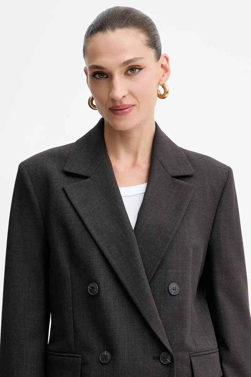 giacca in misto lana colore nero 2526046012200 miniatura 4