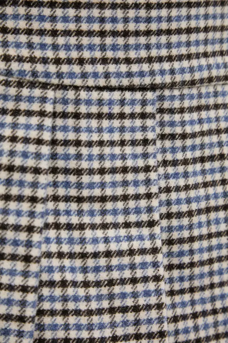 gonna con lana Marrone miniatura 4