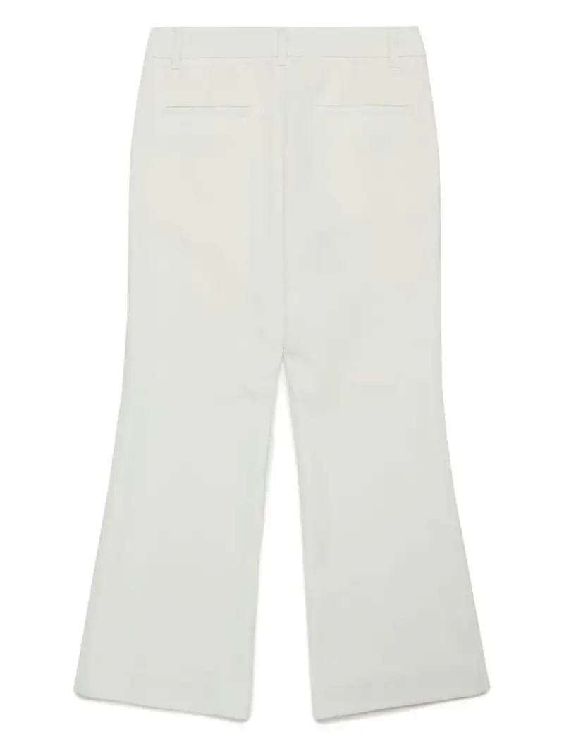 Pantalone a zampa bianco basic miniatura 3
