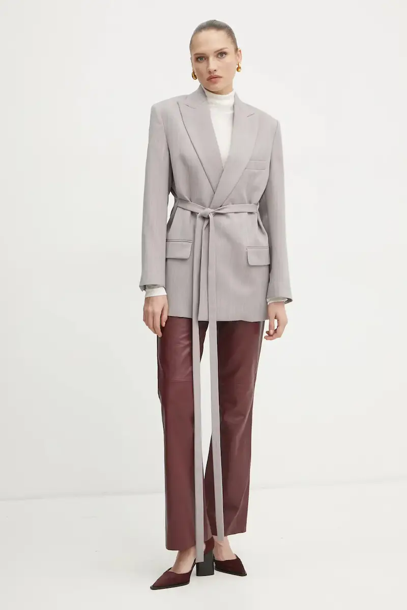 longsleeve con aggiunta di cotone colore beige 2516941041200 miniatura 2