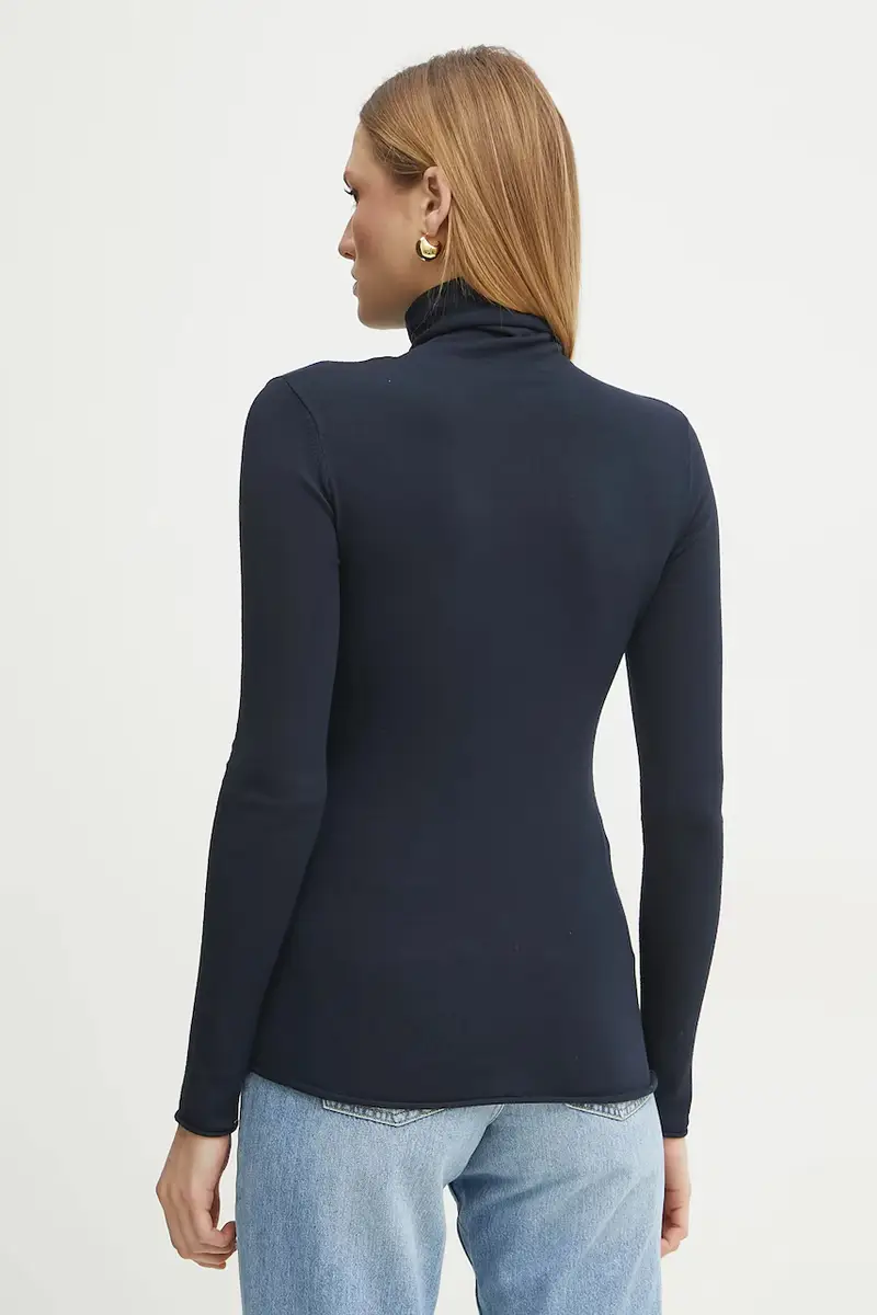 maglione donna colore blu navy 2518361054200 miniatura 3