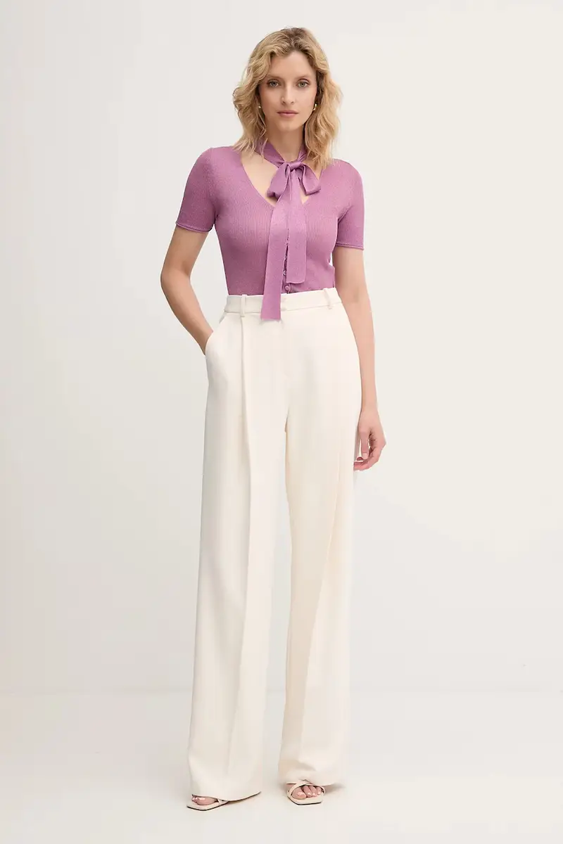 maglione donna colore violetto 2526346011200 miniatura 2