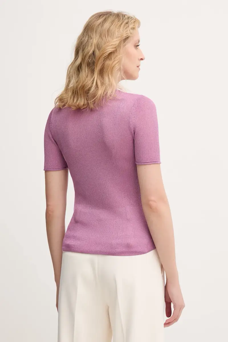 maglione donna colore violetto 2526346011200 miniatura 3