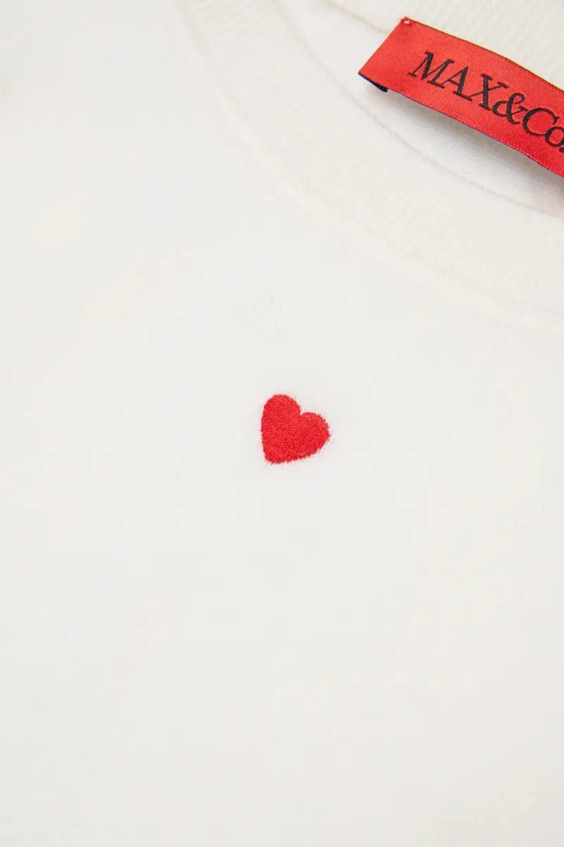 maglione in cotone bambini MAXK1F KNITWEAR colore bianco MX0003 miniatura 4