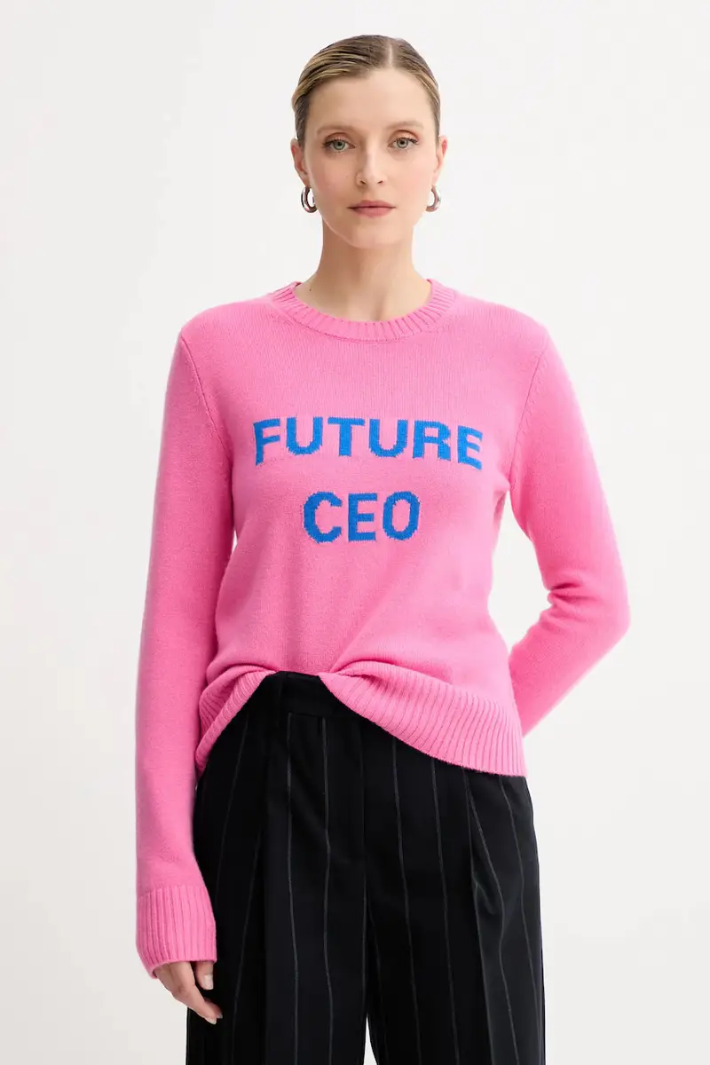 . maglione in lana donna colore rosa 2528366032200