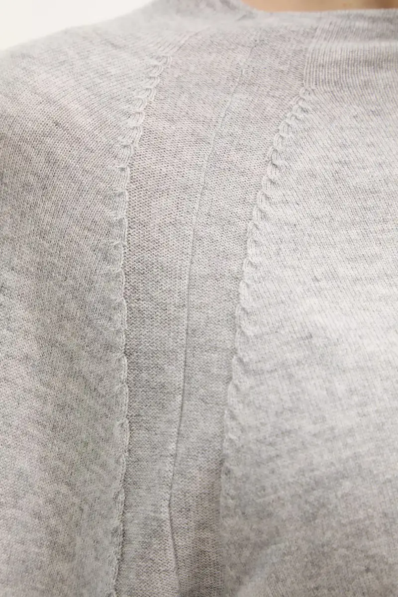 maglione in lana Grigio miniatura 5