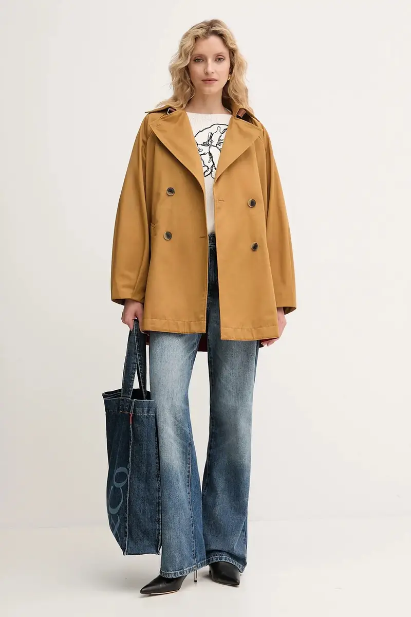 maglione in misto lana donna colore beige 2526366012200 miniatura 2