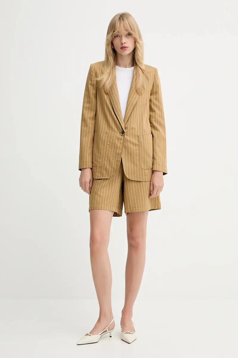 pantaloncini donna colore marrone 2526146051200 miniatura 2