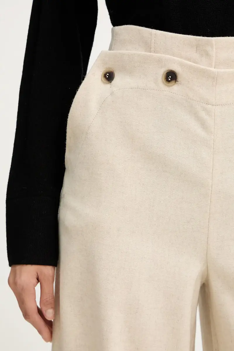 pantaloni Beige miniatura 4