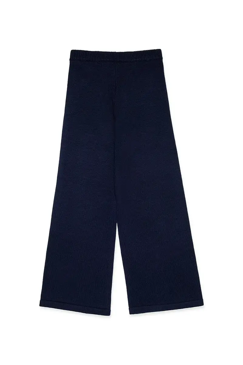 pantaloni con lana per bambini MAXP33F TROUSERS colore blu navy MX0257 miniatura 2