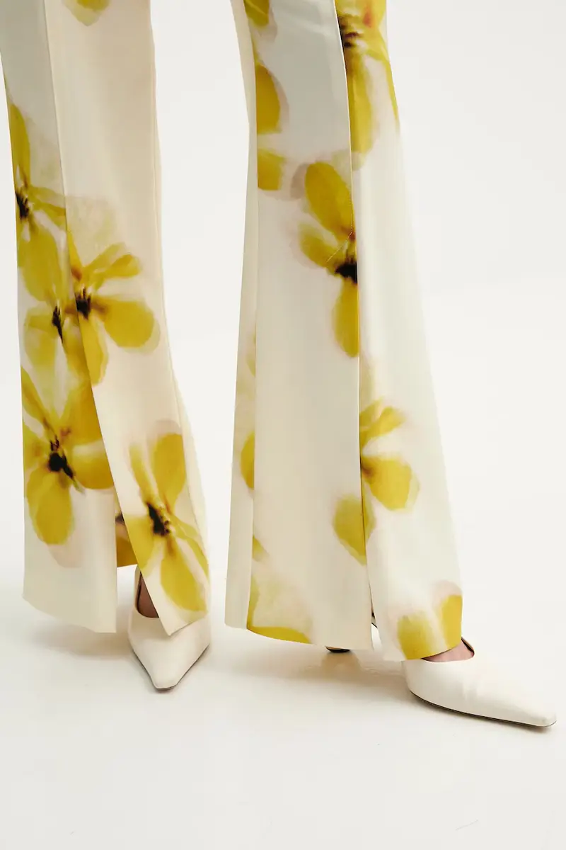 pantaloni donna colore beige 2526136101200 miniatura 4