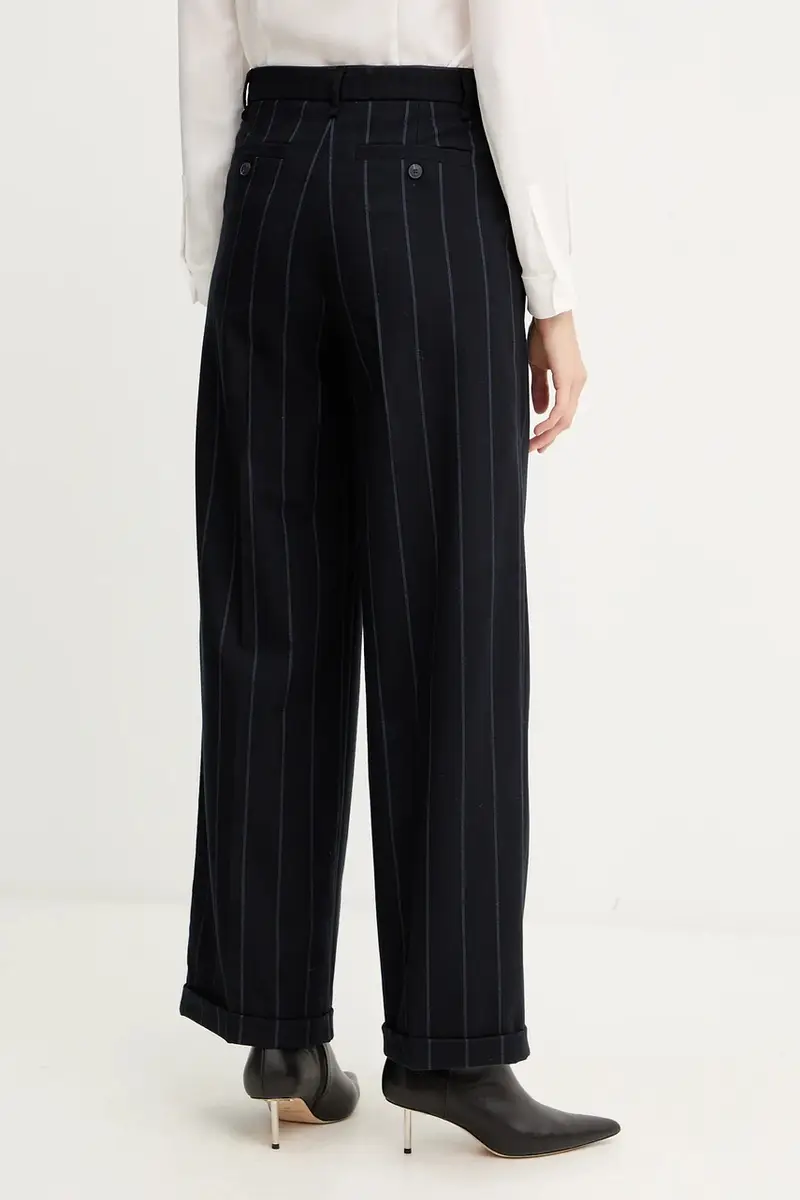 pantaloni donna colore blu navy 2526136053200 miniatura 3