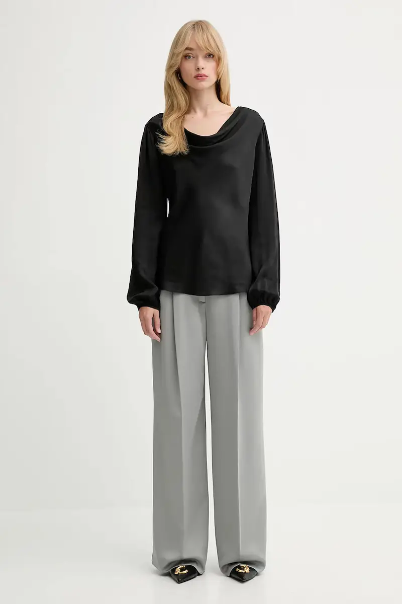 pantaloni donna colore grigio 2526136091200 miniatura 2