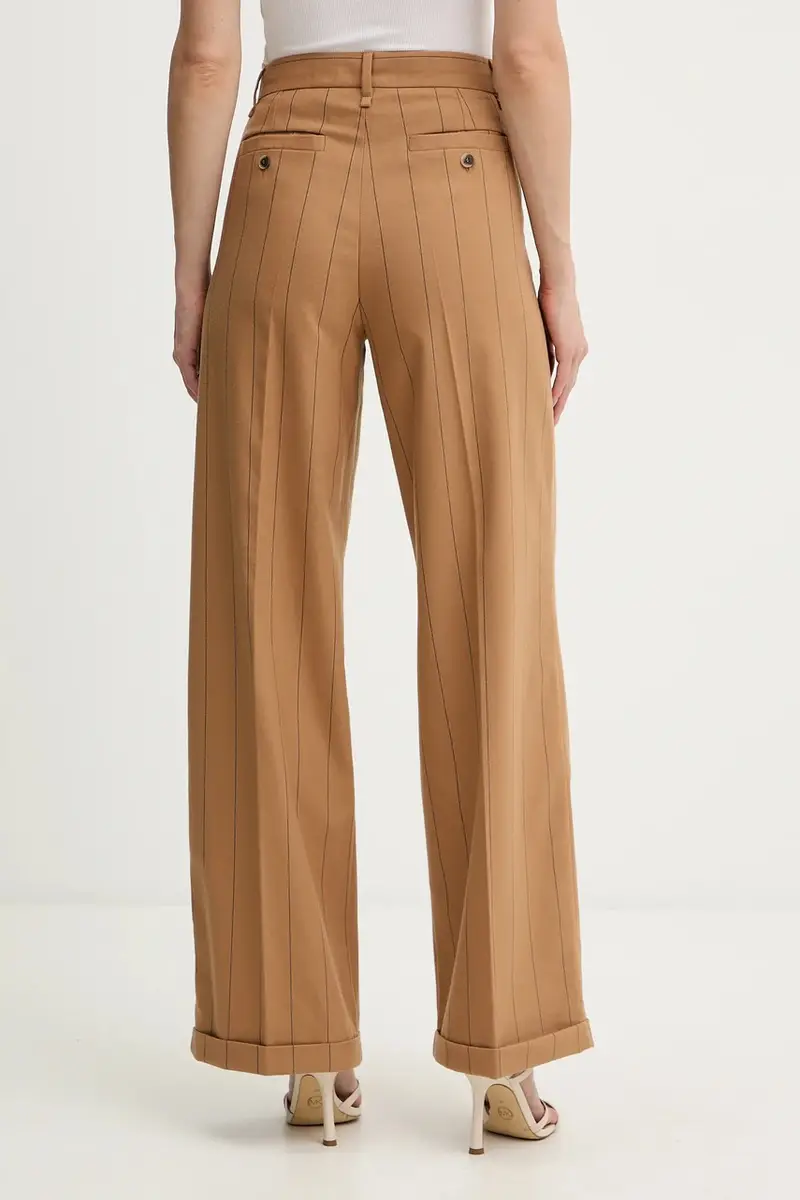 pantaloni donna colore marrone 2526136053200 miniatura 3