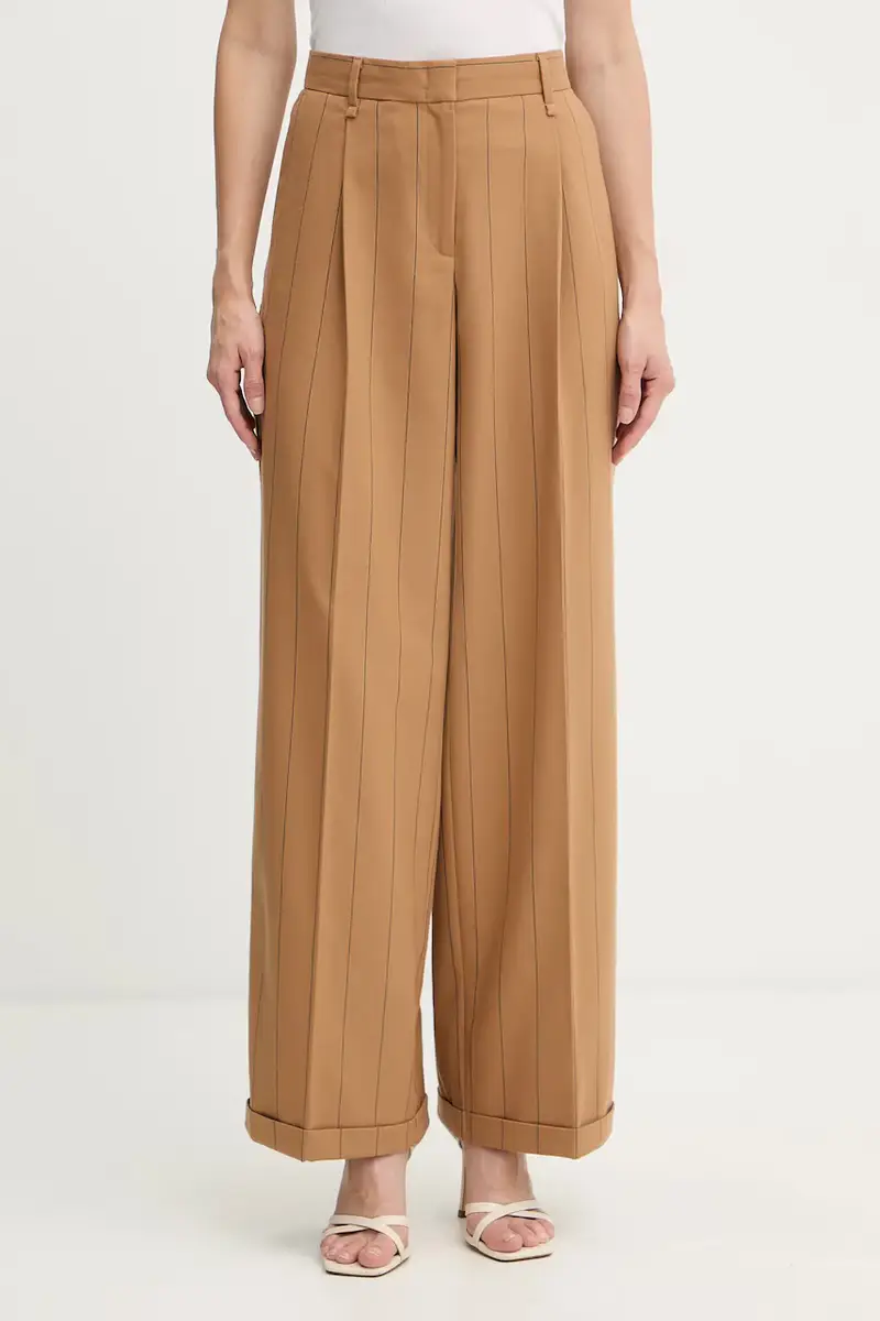 . pantaloni donna colore marrone 2526136053200