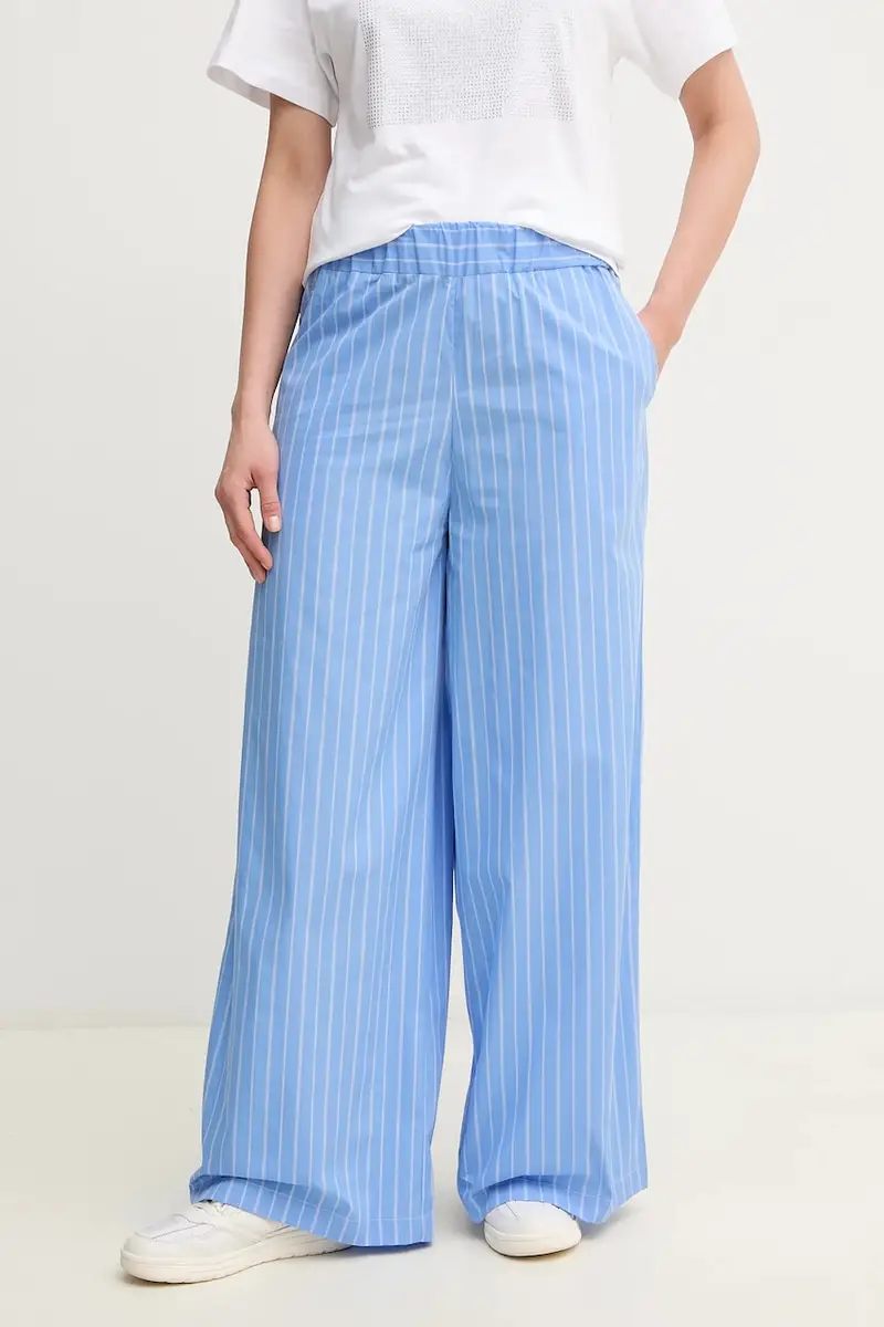 . pantaloni in cotone donna colore blu 2516131094200