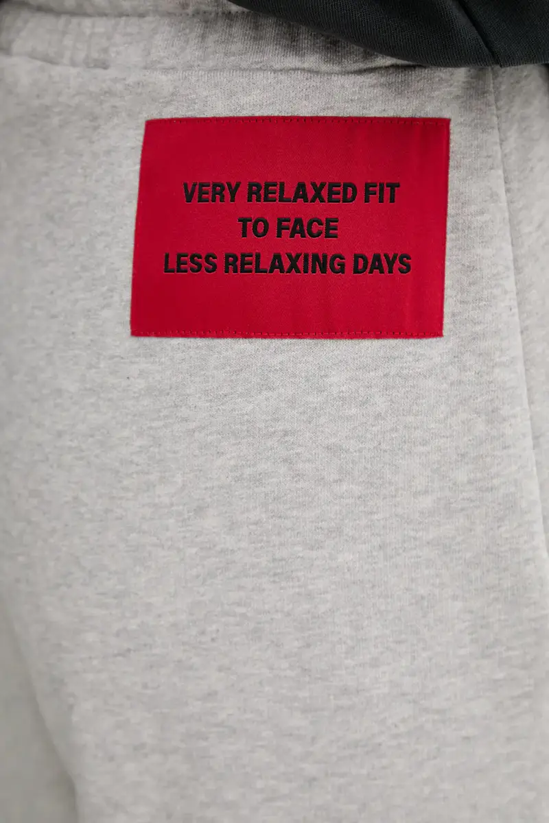 pantaloni tuta di cotone donna colore grigio 2528786012200 miniatura 4