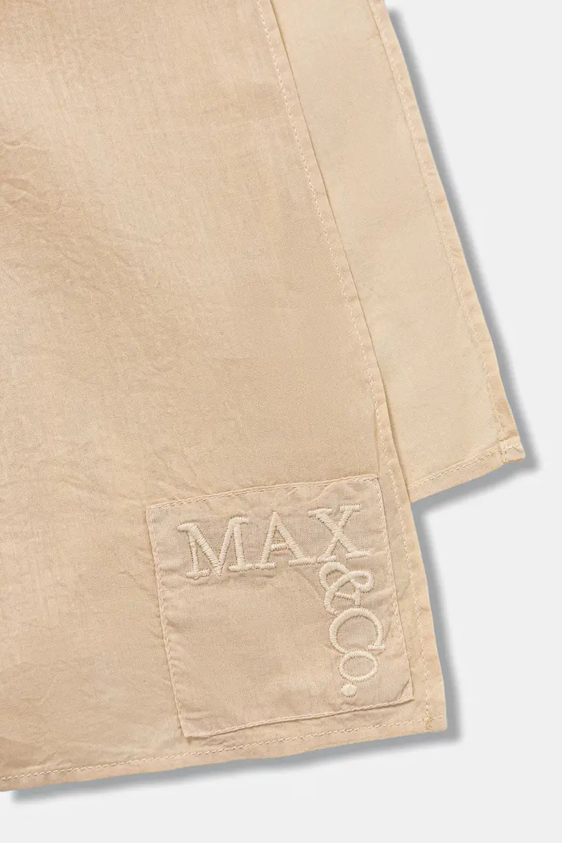 scialle di cotone donna colore beige 2526546056200 miniatura 2