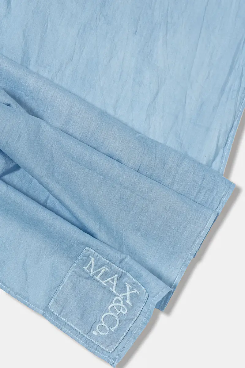 scialle di cotone donna colore blu 2526546056200 miniatura 2