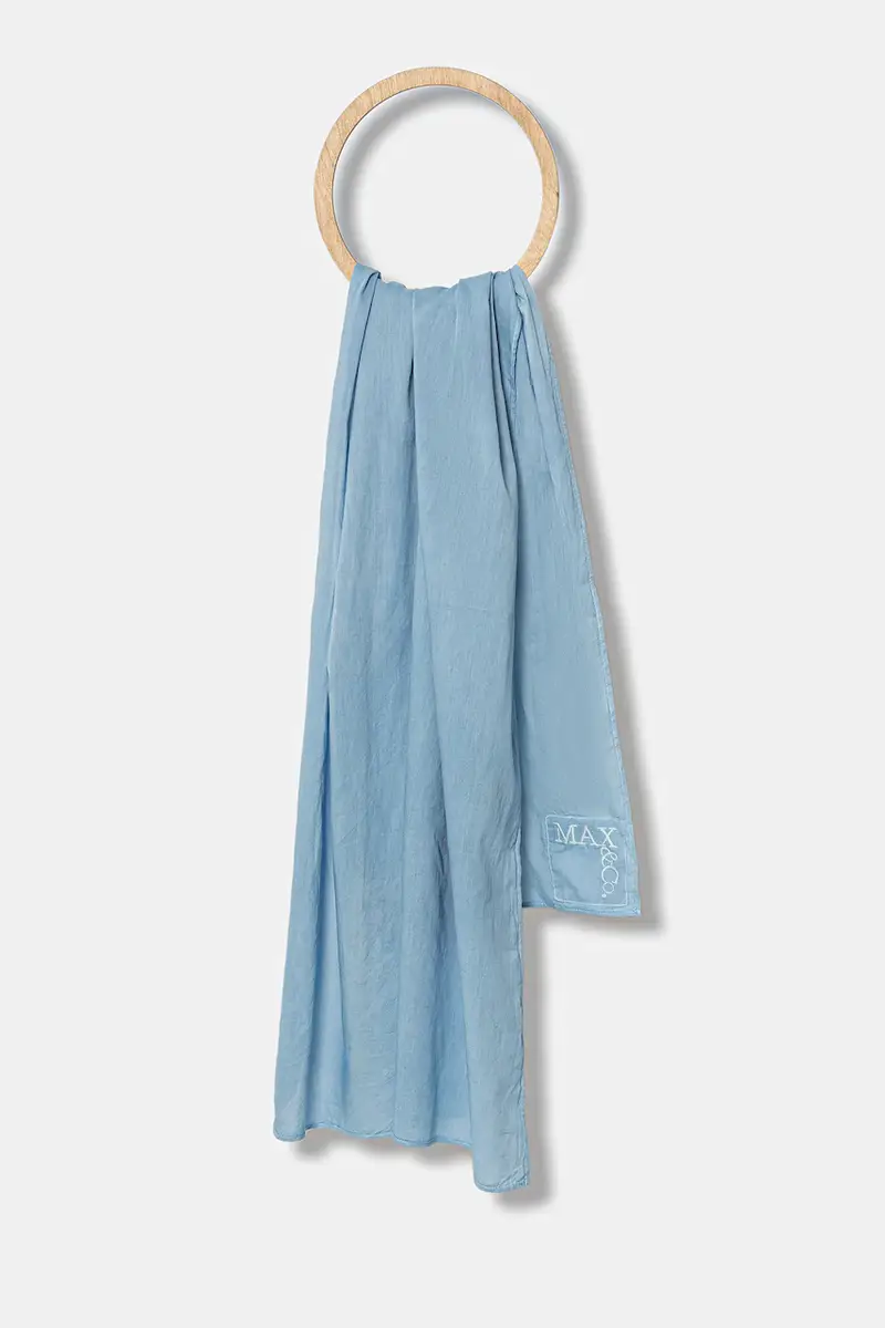 . scialle di cotone donna colore blu 2526546056200