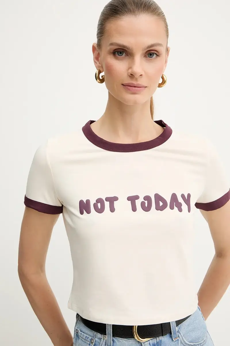 MAX&Co T-shirt Donna Beige 3765149 miniatura 4