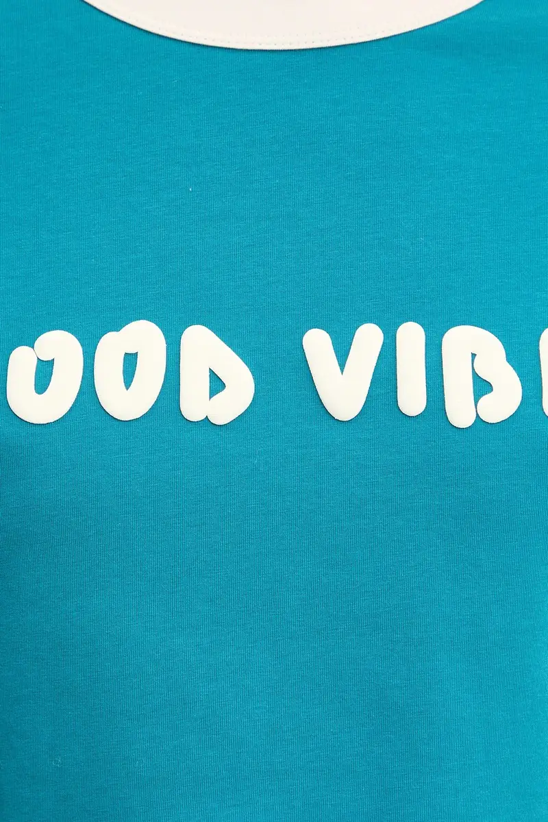 MAX&Co T-shirt Donna Turchese 3780150 miniatura 5