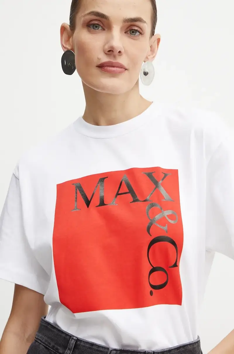 MAX&Co T-shirt Bianco 3963986 miniatura 4