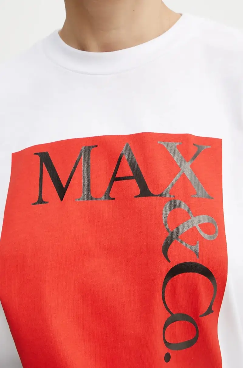 MAX&Co T-shirt Bianco 3963986 miniatura 5