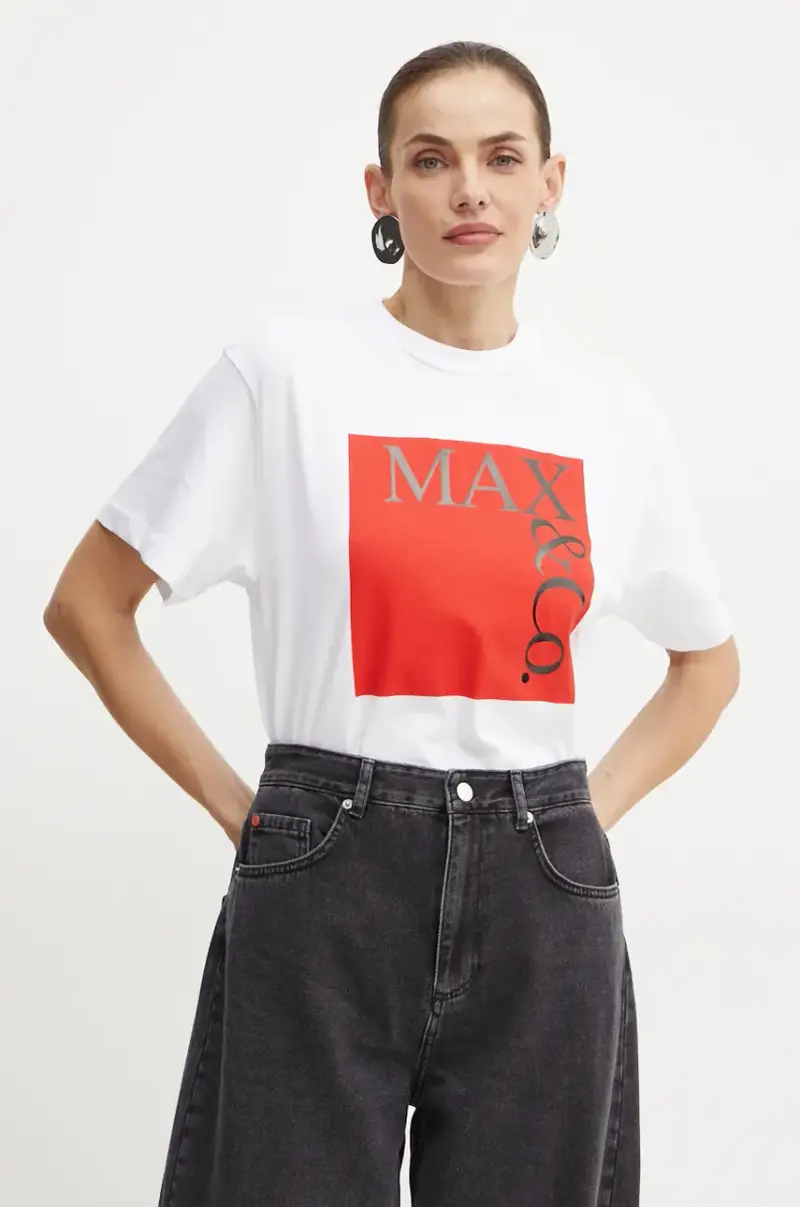 MAX&Co T-shirt Bianco 3963986