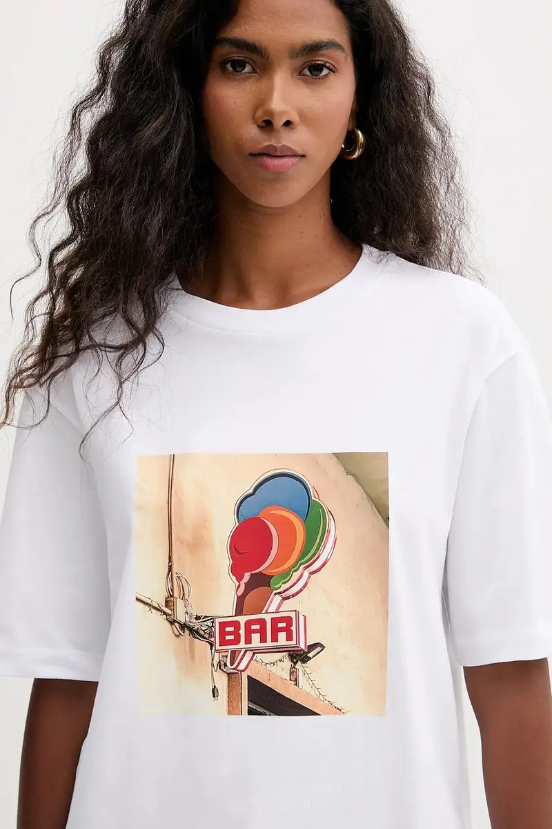 MAX&Co T-shirt Donna Bianco 3766170 miniatura 4