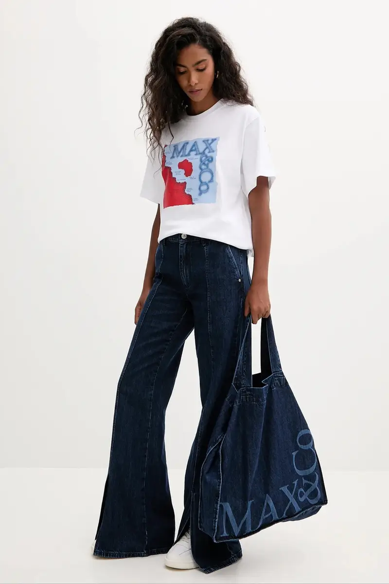 MAX&Co T-shirt Donna Bianco 3766168 miniatura 2