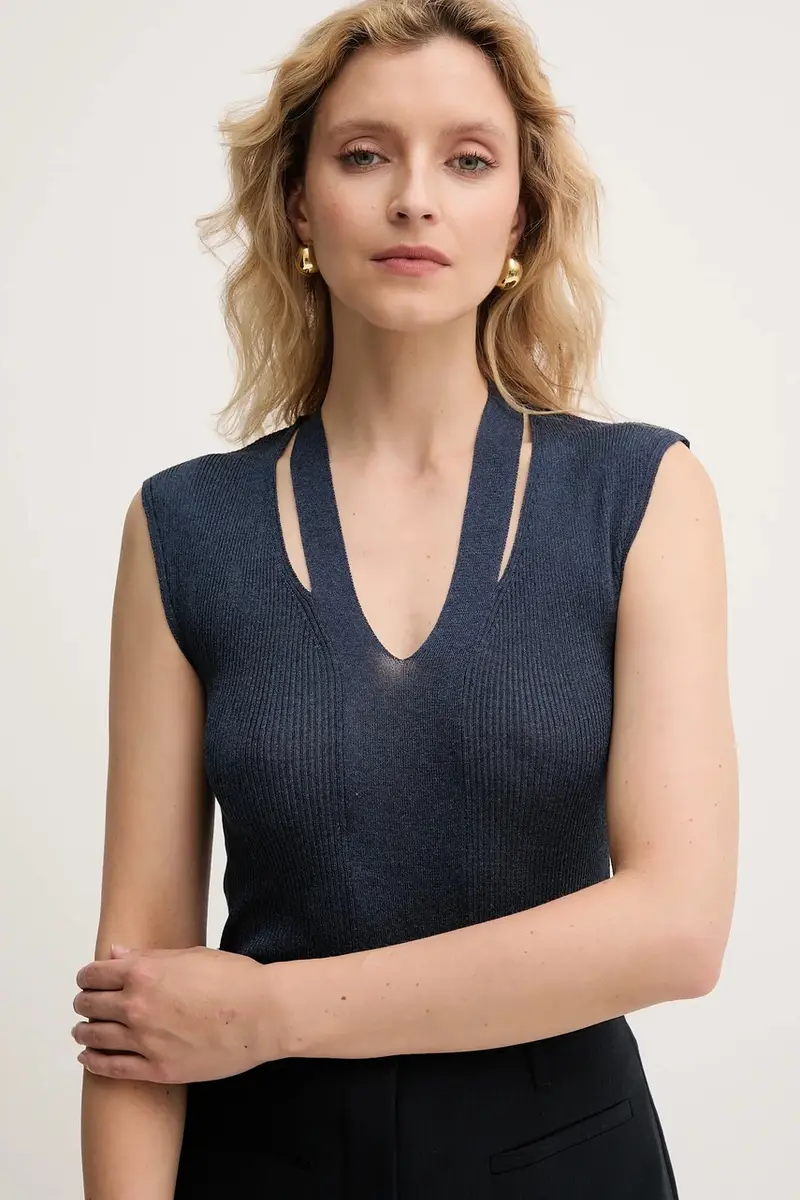 MAX&Co Top Donna Blu 3767644 miniatura 4