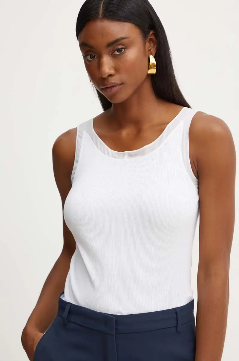 MAX&Co Top Bianco 4148064 miniatura 4