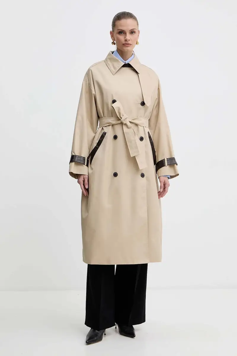 trench colore beige 2526026013200 miniatura 3