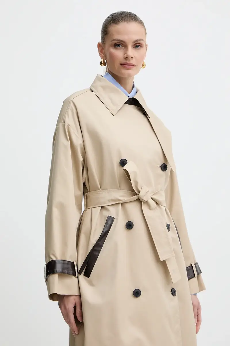 trench colore beige 2526026013200 miniatura 4