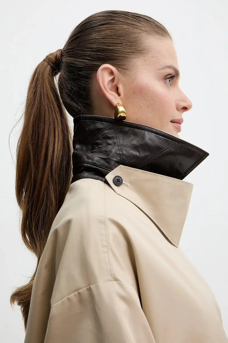 trench colore beige 2526026013200 miniatura 5