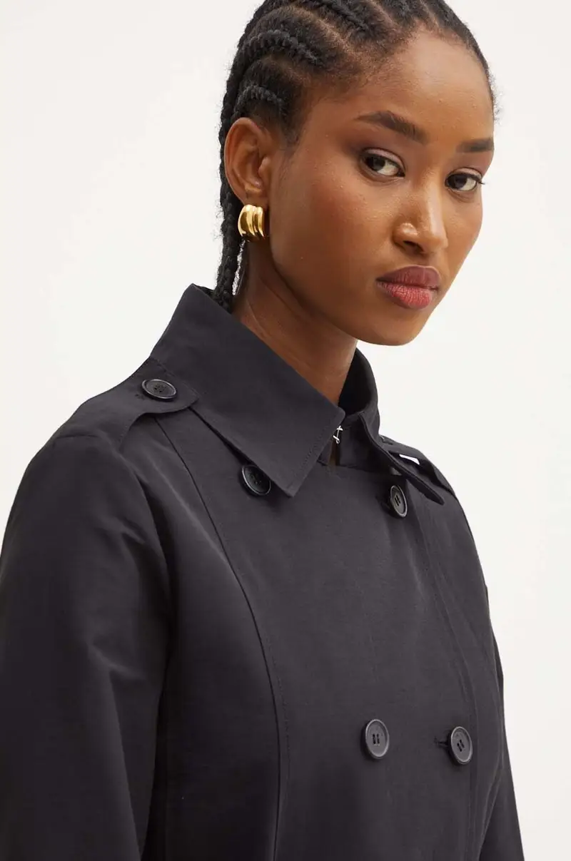 MAX&Co Trench Donna Nero 3775106 miniatura 4