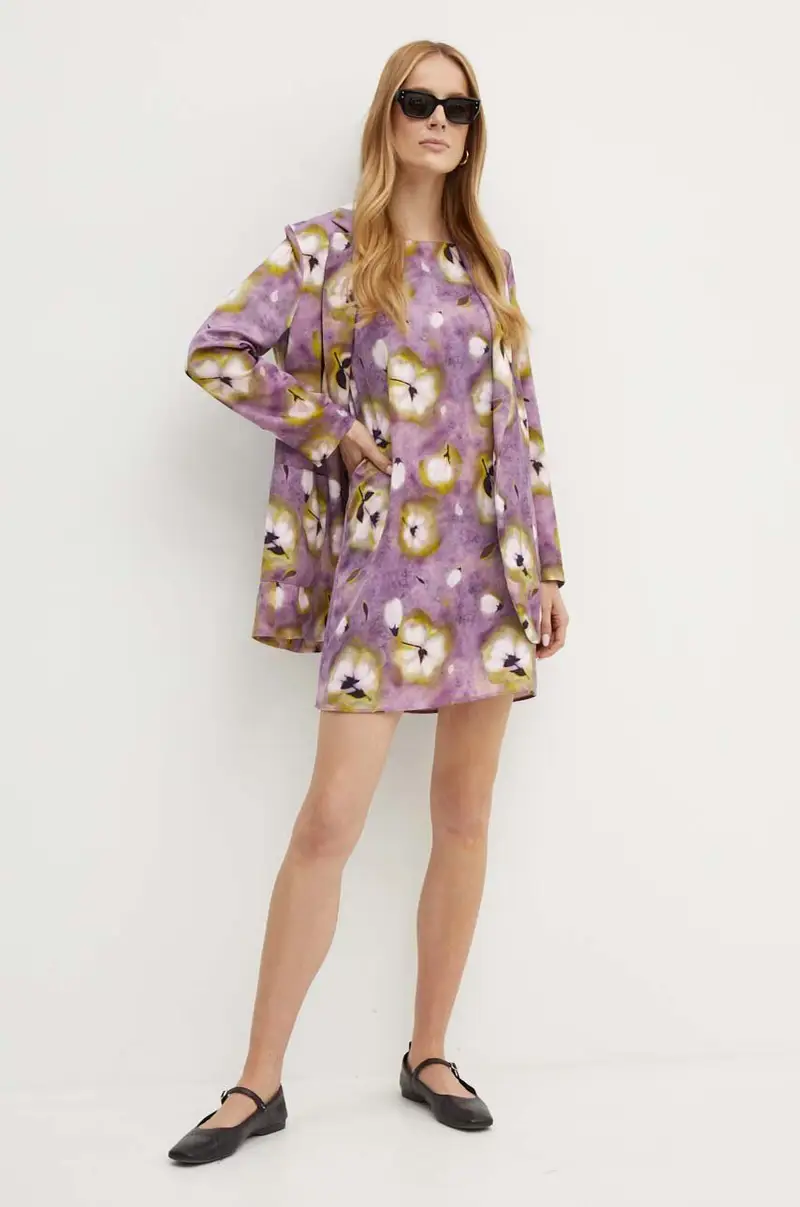 vestito colore violetto 2426226051200 miniatura 2