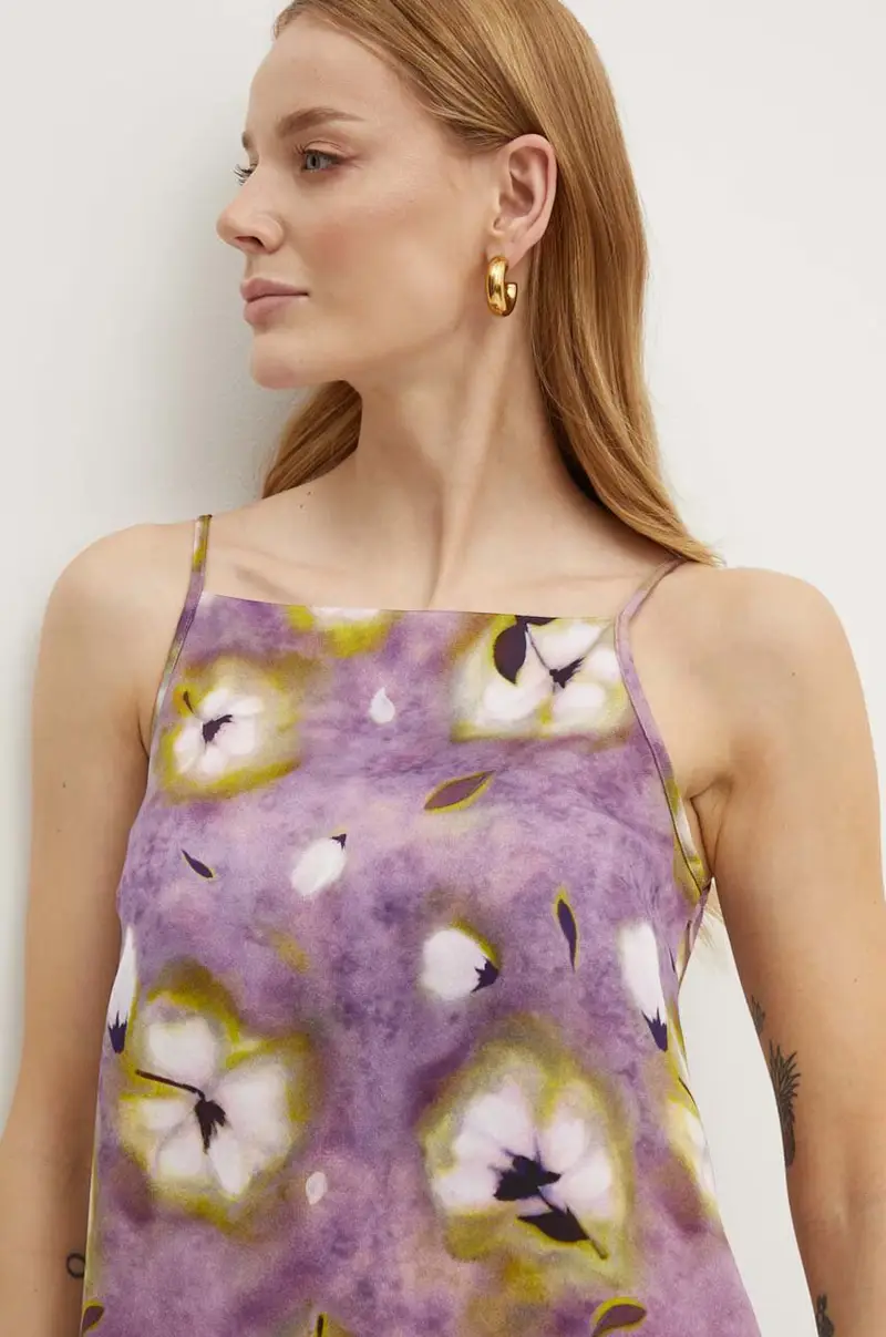 vestito colore violetto 2426226051200 miniatura 4