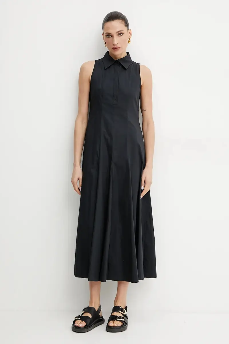 . vestito in cotone colore nero 2516221014200