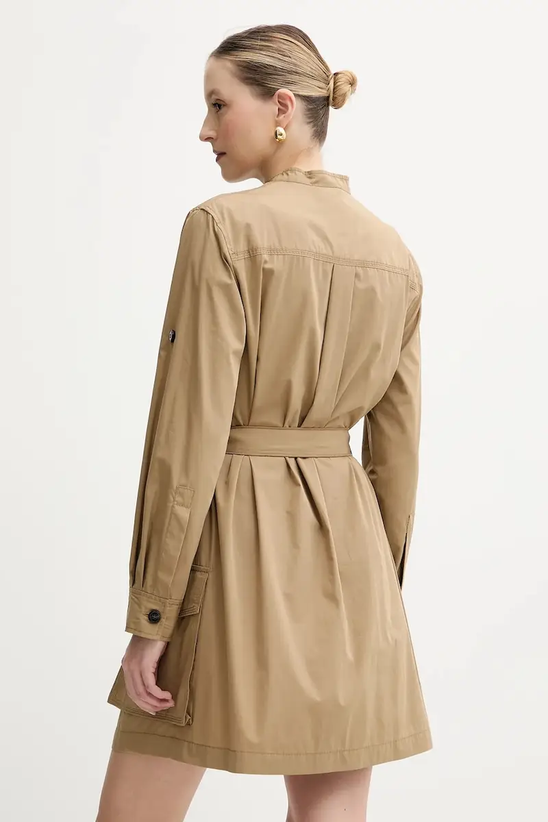 vestito in cotone colore verde 2516221084200 miniatura 3