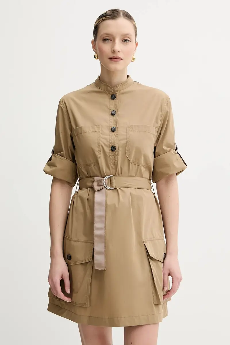 . vestito in cotone colore verde 2516221084200