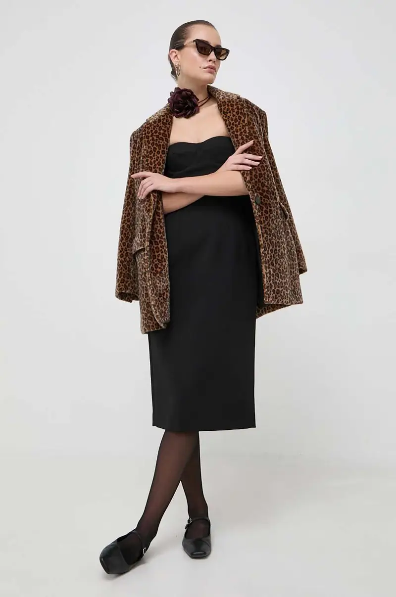 vestito x Anna Dello Russo colore nero miniatura 2